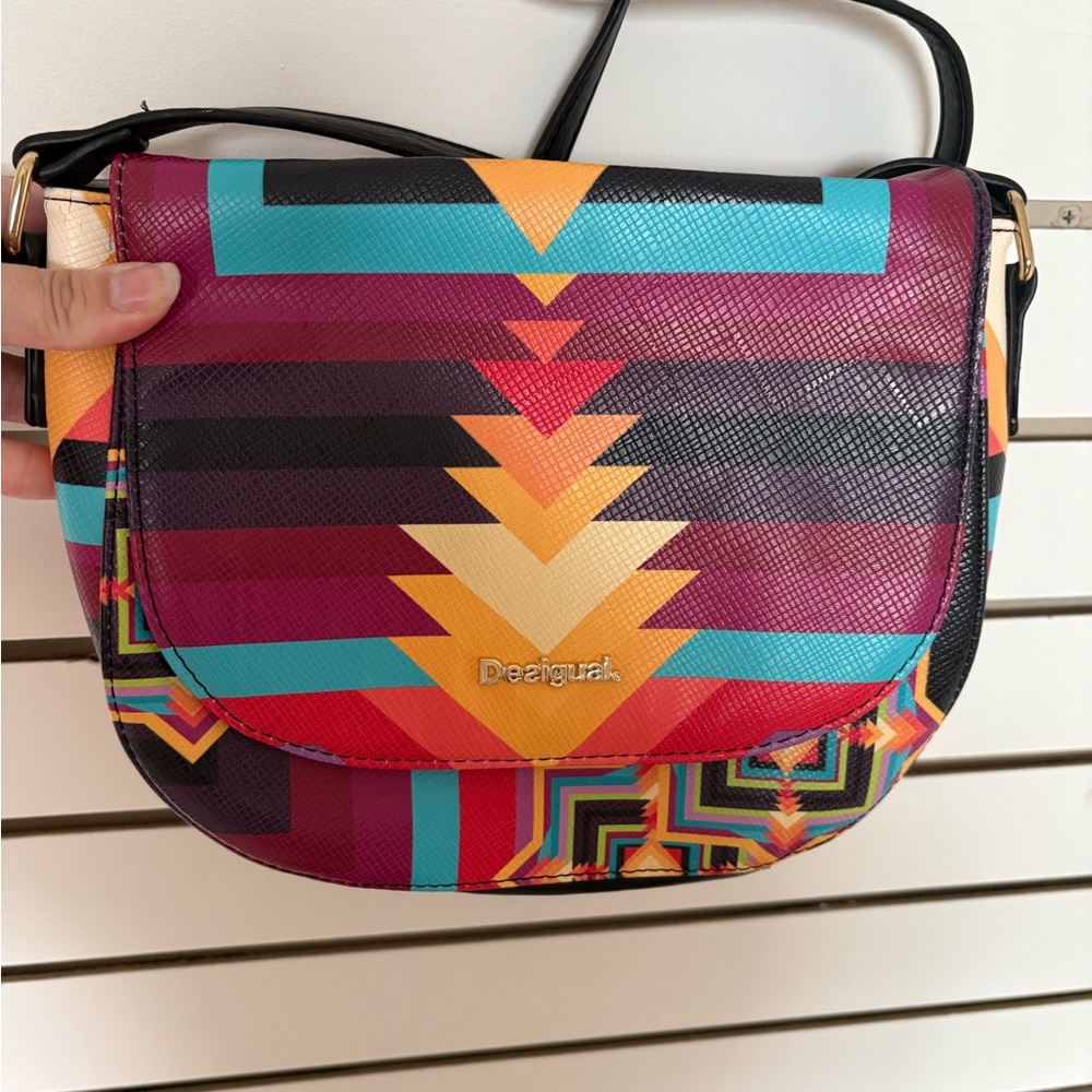 Desigual Aztec Print Crossbody Bag